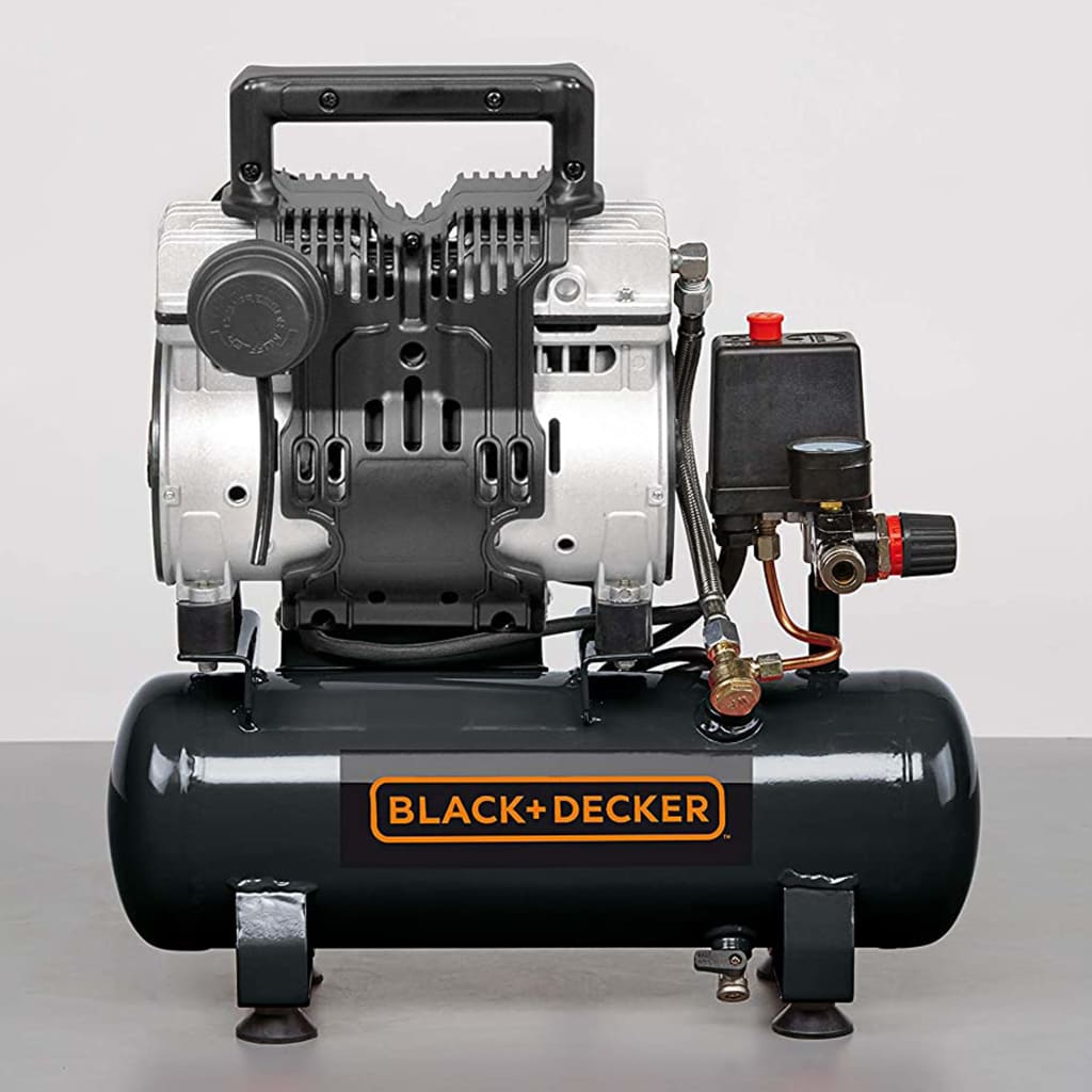 BLACK+DECKER Luftkompressor 6 L 230 V Geräuscharm