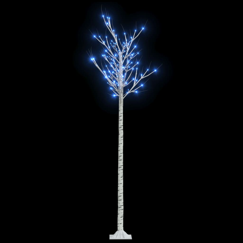 vidaXL Weihnachtsbaum 200 LEDs 2,2 m Blau Indoor Outdoor