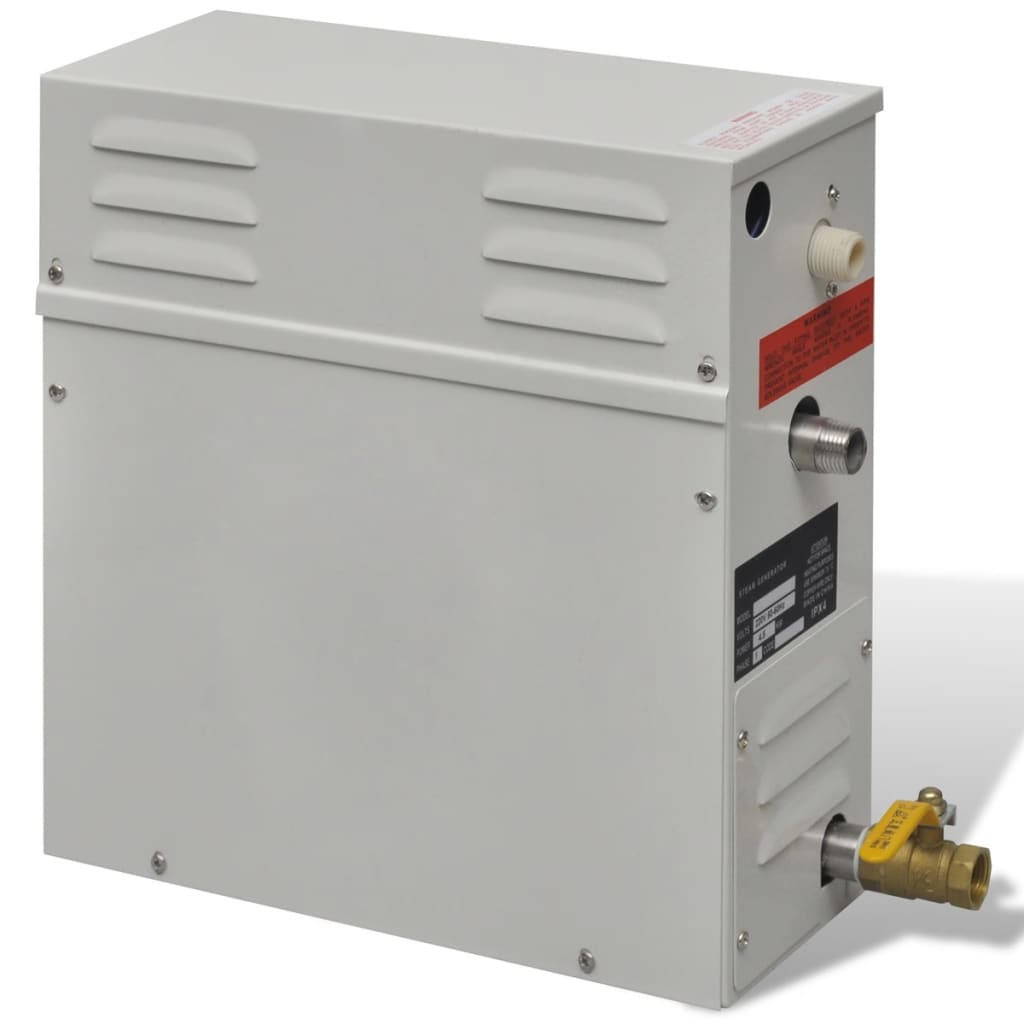 Dampfgenerator für Dampfsauna Edelstahl 4,5 kW externe Bedienung
