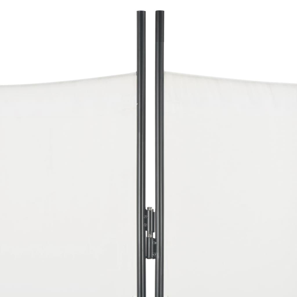vidaXL 4-tlg. Raumteiler Weiß 200 x 180 cm