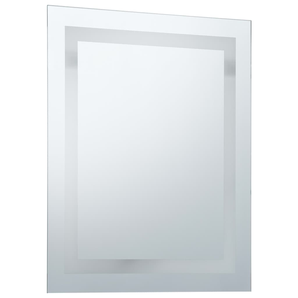 vidaXL LED-Badspiegel mit Berührungssensor 60x80 cm