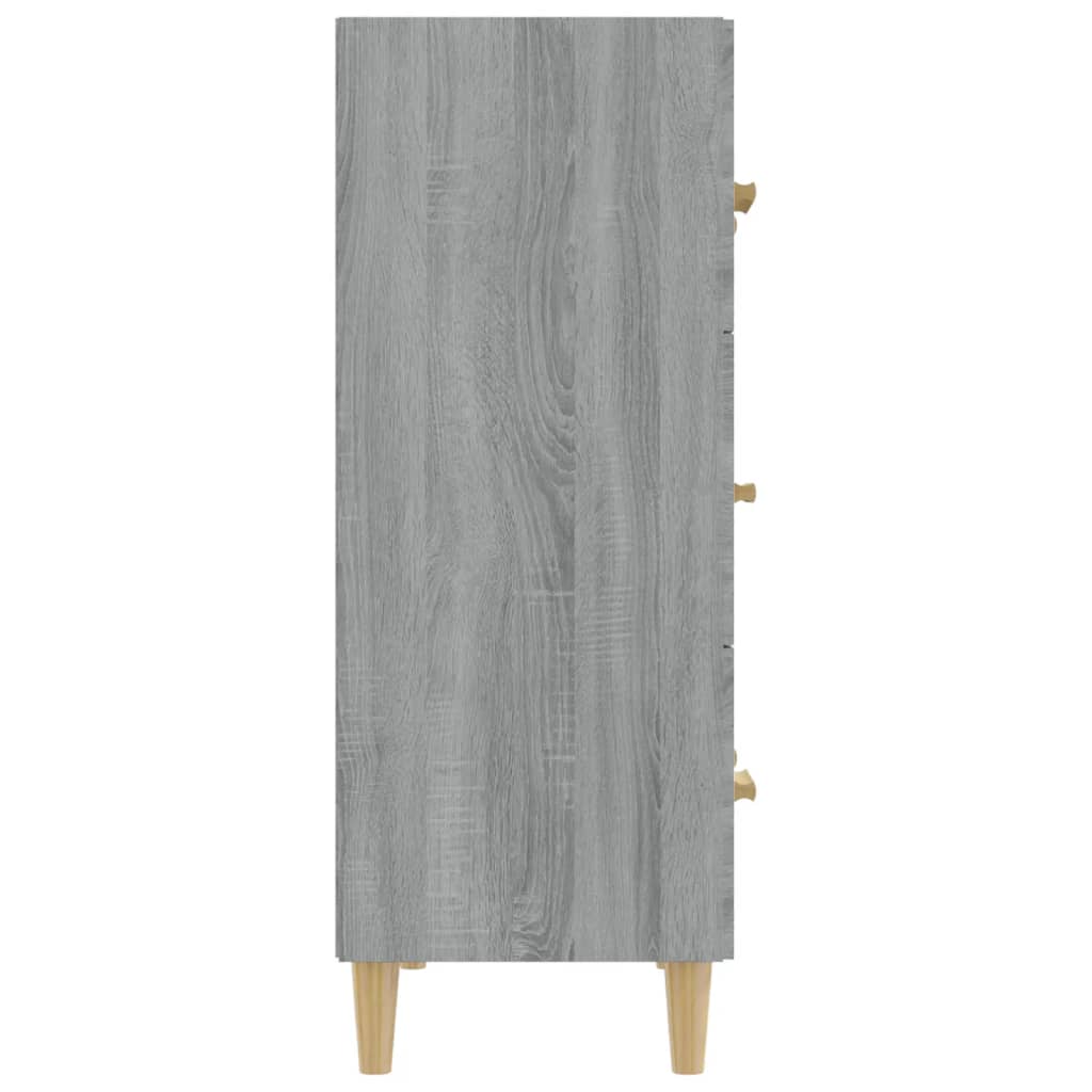 vidaXL Sideboard Grau Sonoma 70x34x90 cm Holzwerkstoff
