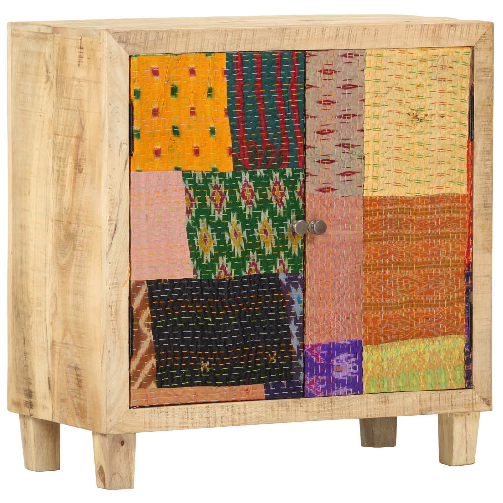 vidaXL Sideboard Patchwork 70×35×75 cm Mango Massivholz