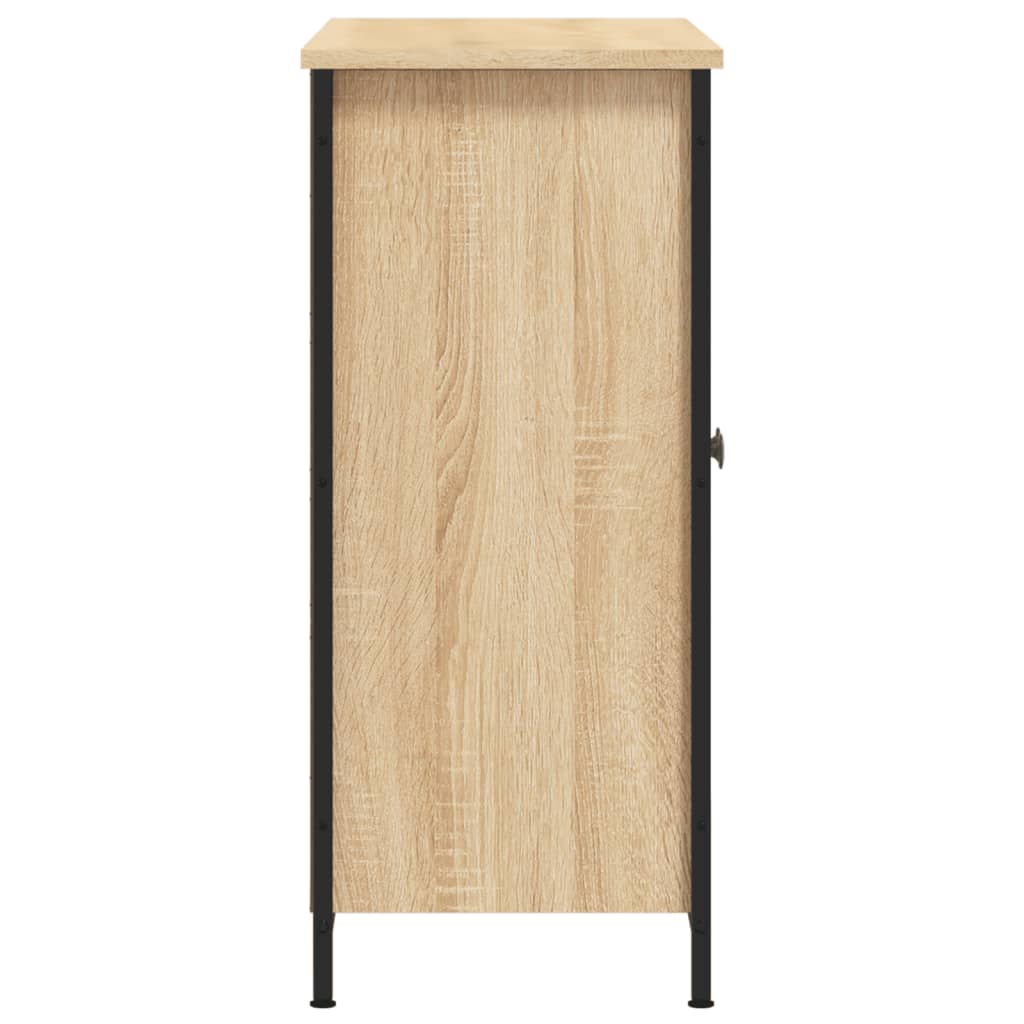 vidaXL Sideboard Sonoma-Eiche 100x33x75 cm Holzwerkstoff