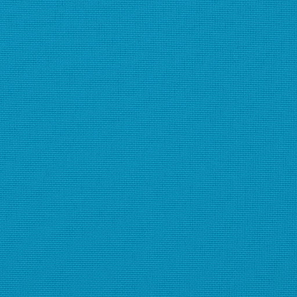 vidaXL Palettenkissen Blau 50x50x12 cm Stoff