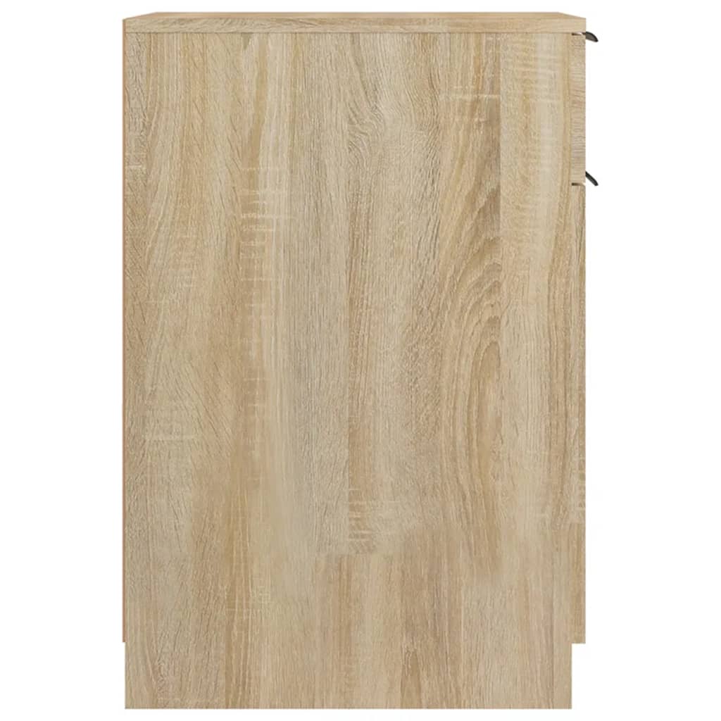 vidaXL Schreibtischschrank Sonoma-Eiche 33,5x50x75 cm Holzwerkstoff