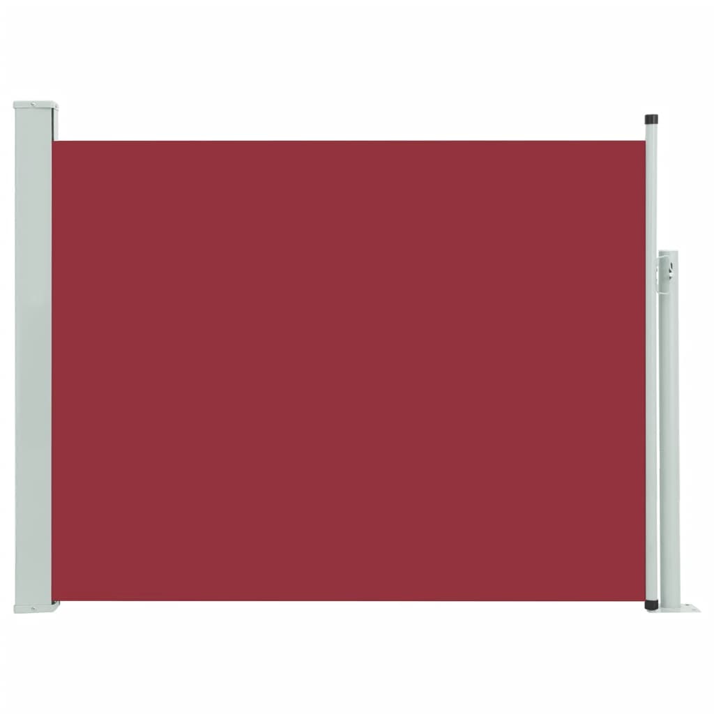vidaXL Seitenmarkise Ausziehbar 140x500 cm Rot