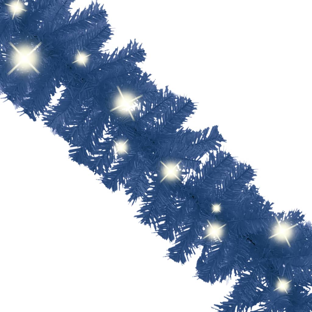 vidaXL Weihnachtsgirlande mit LED 5 m Blau