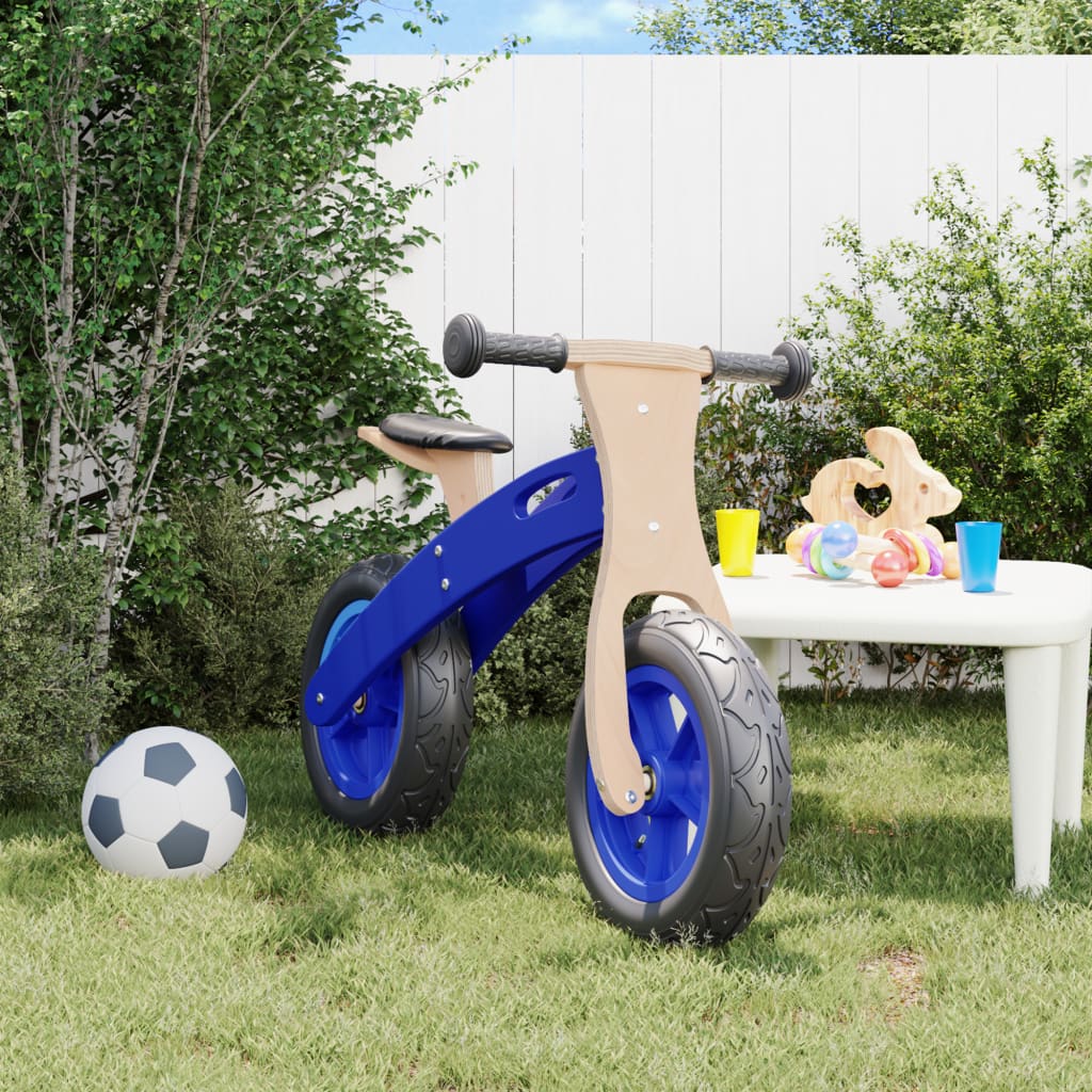 vidaXL Laufrad für Kinder mit Luftreifen Blau