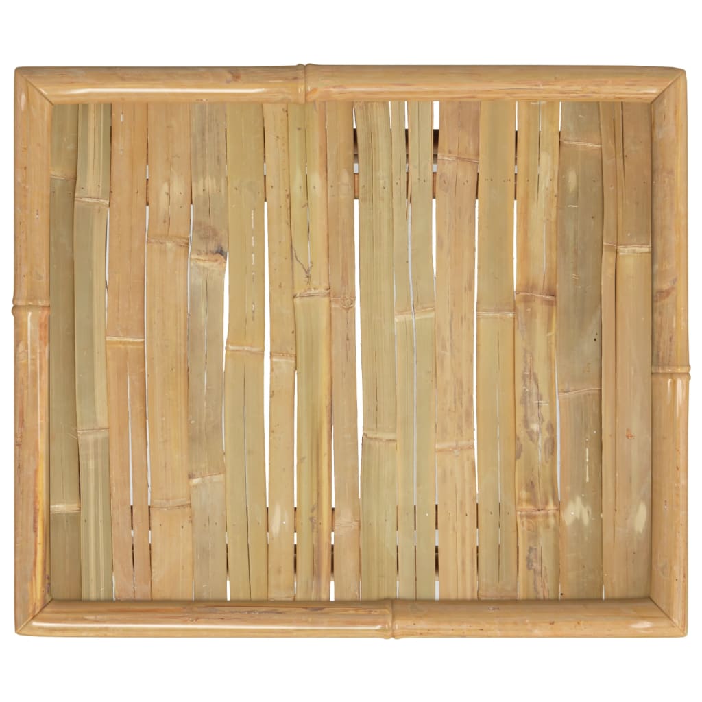 vidaXL Gartentisch 65x55x30 cm Bambus