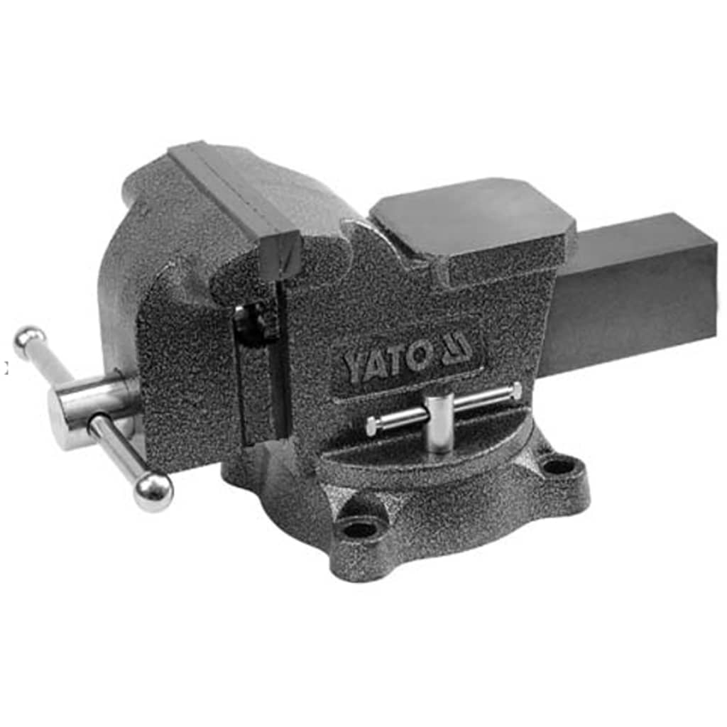 YATO Schraubstock mit Drehteller 125 mm