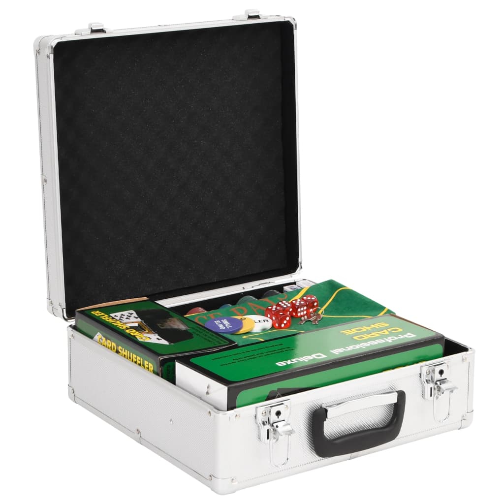 vidaXL Pokerchips-Set 600 Stk. 4 g