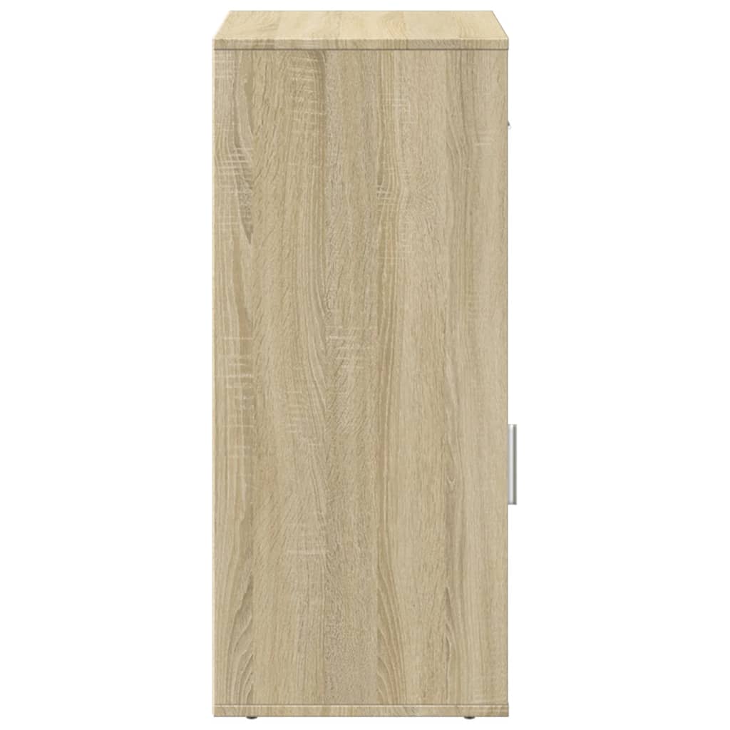 vidaXL Beistellschrank Sonoma-Eiche 56,5x39x90 cm Holzwerkstoff