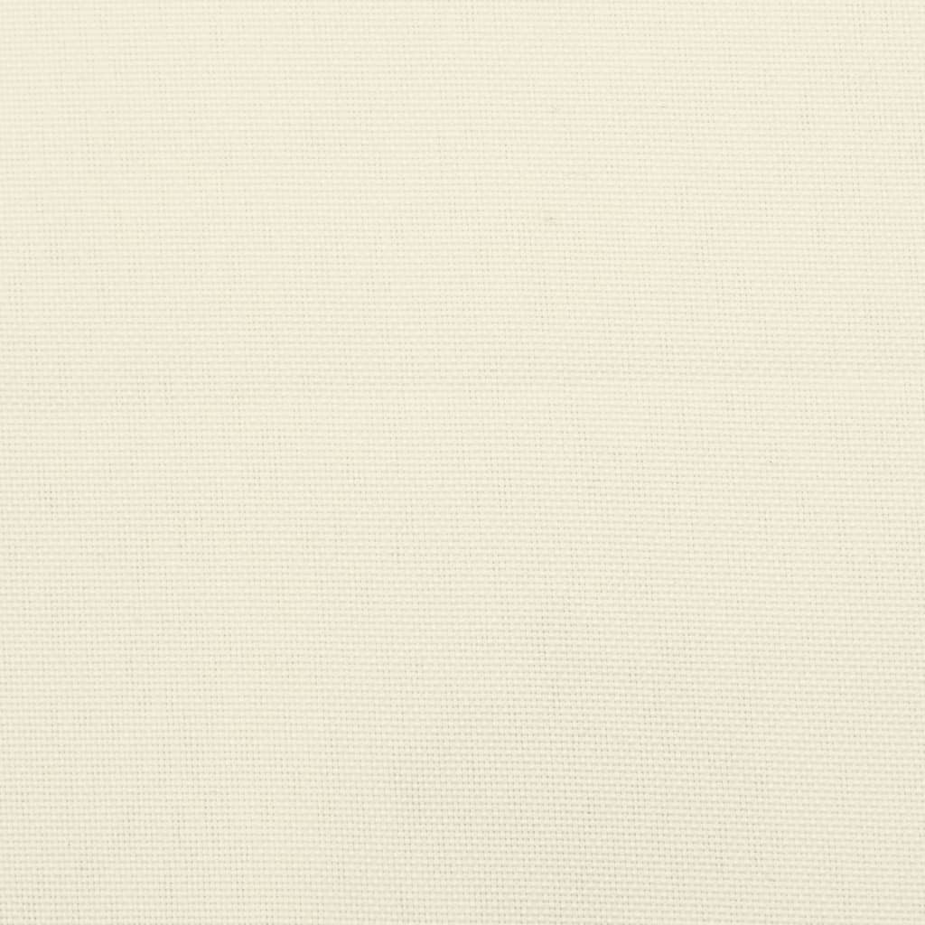 vidaXL Gartenbank-Auflage Cremeweiß 110x50x7 cm Oxford-Gewebe