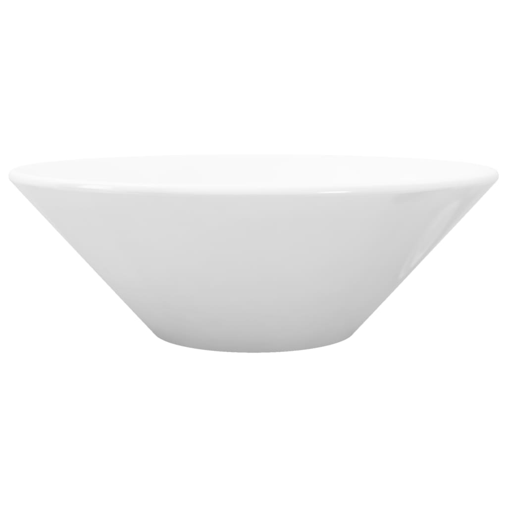Keramik Waschtisch Waschbecken Becken Porzellan Weiß