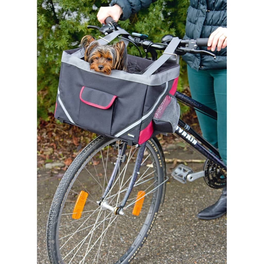 Kerbl Fahrradtasche für Hunde Vacation 38 x 25 x 25 cm Schwarz 80595