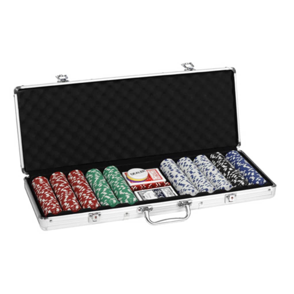 500 Poker Chips 11,5 g im Koffer