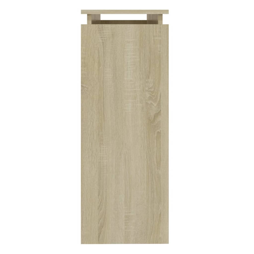 vidaXL Konsolentisch Sonoma-Eiche 102x30x80 cm Holzwerkstoff