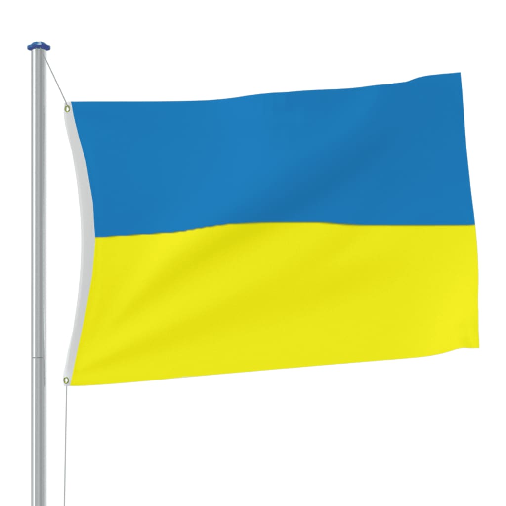 vidaXL Flagge der Ukraine mit Messingösen 90x150 cm