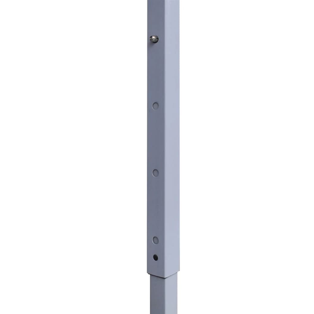 vidaXL Profi-Partyzelt Faltbar mit 4 Seitenwänden 2×2m Stahl Anthrazit