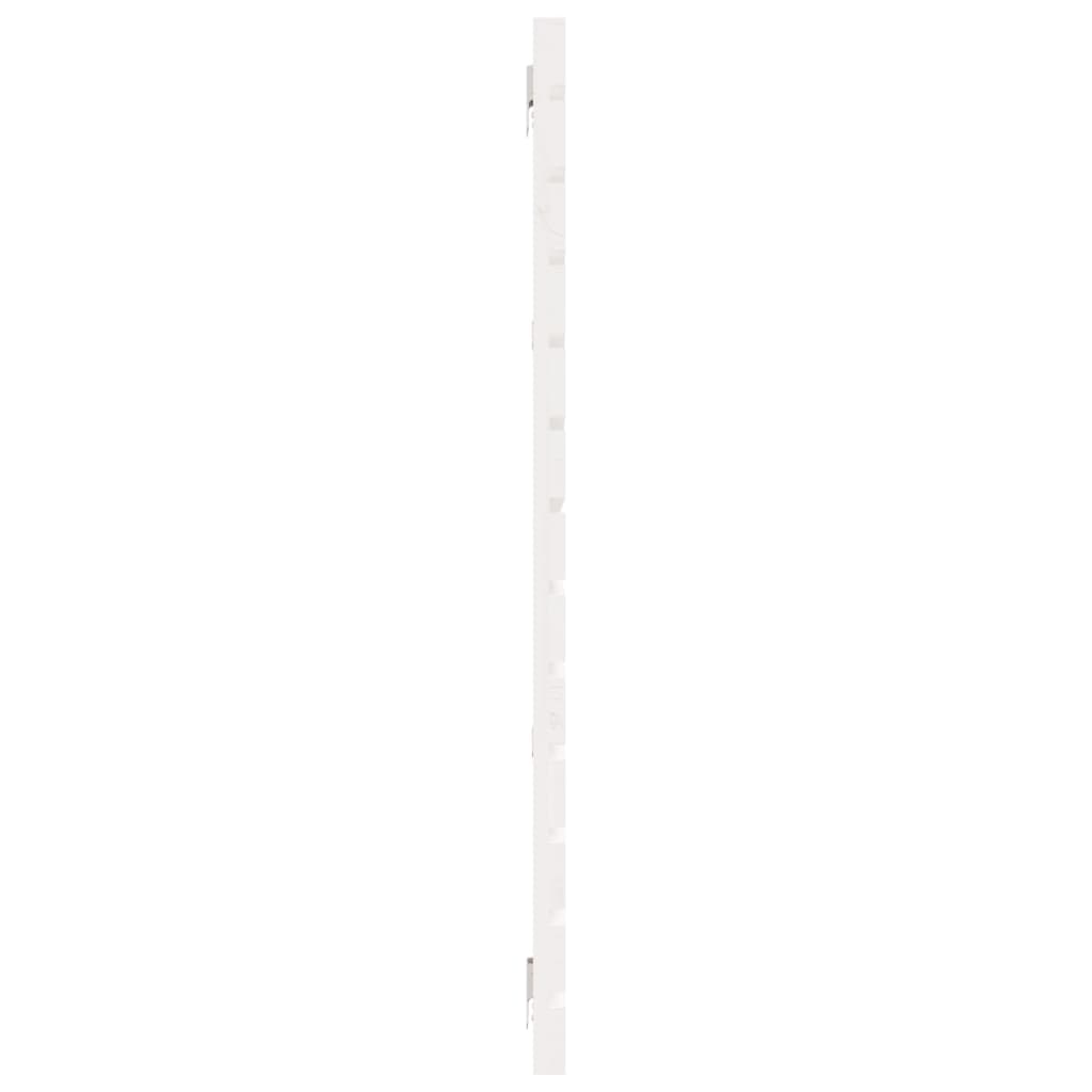 vidaXL Wand-Kopfteil Weiß 206x3x91,5 cm Massivholz Kiefer
