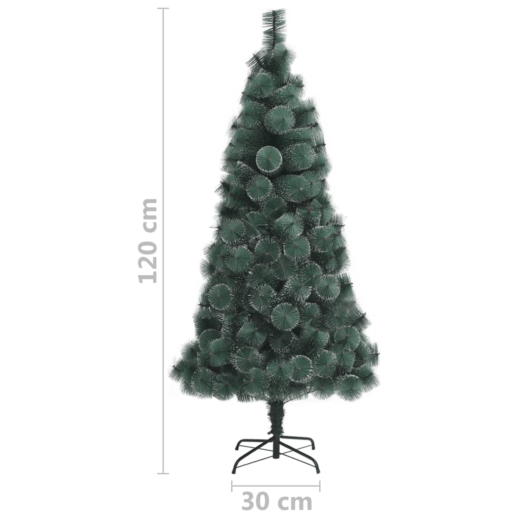 vidaXL Künstlicher Weihnachtsbaum mit Ständer Grün 120 cm PET