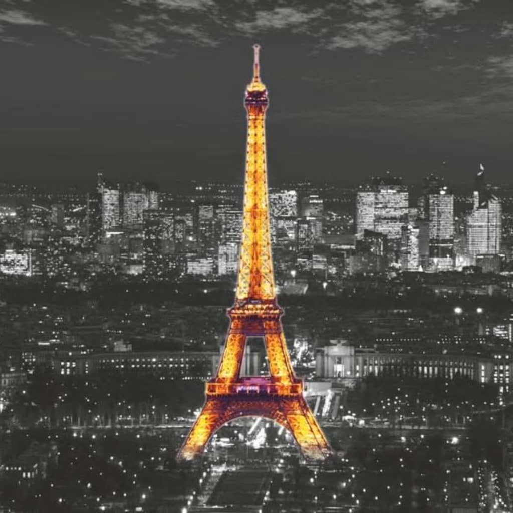 AG Design Fototapete Eiffel In The Night