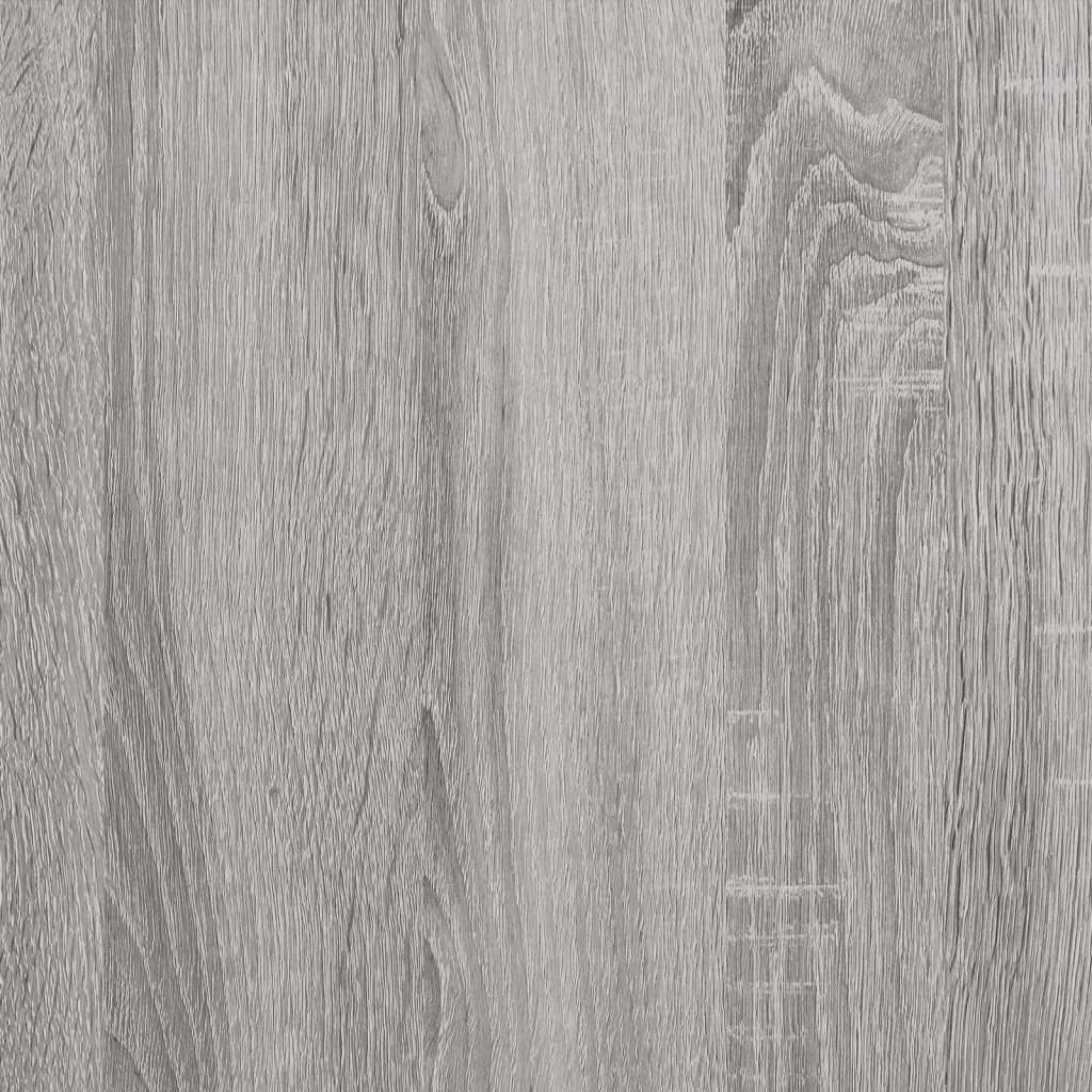 vidaXL Konsolentisch mit Ablage Grau Sonoma 105x30x75cm Holzwerkstoff