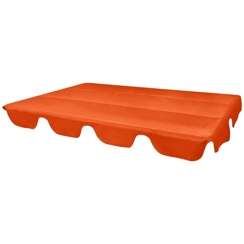 vidaXL Ersatzdach für Gartenschaukel Orange 226x186 cm