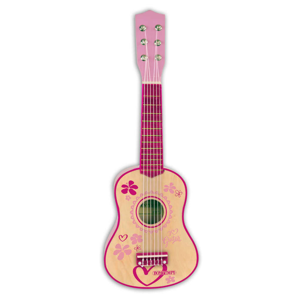 Gitarre Kindergitarre aus Holz 76 cm Stahlseiten stimmbar NEU 261964 