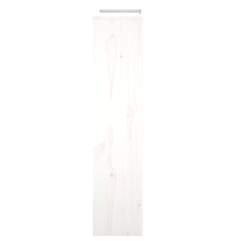 vidaXL Heizkörperverkleidung Weiß 210x21x85 cm Massivholz Kiefer