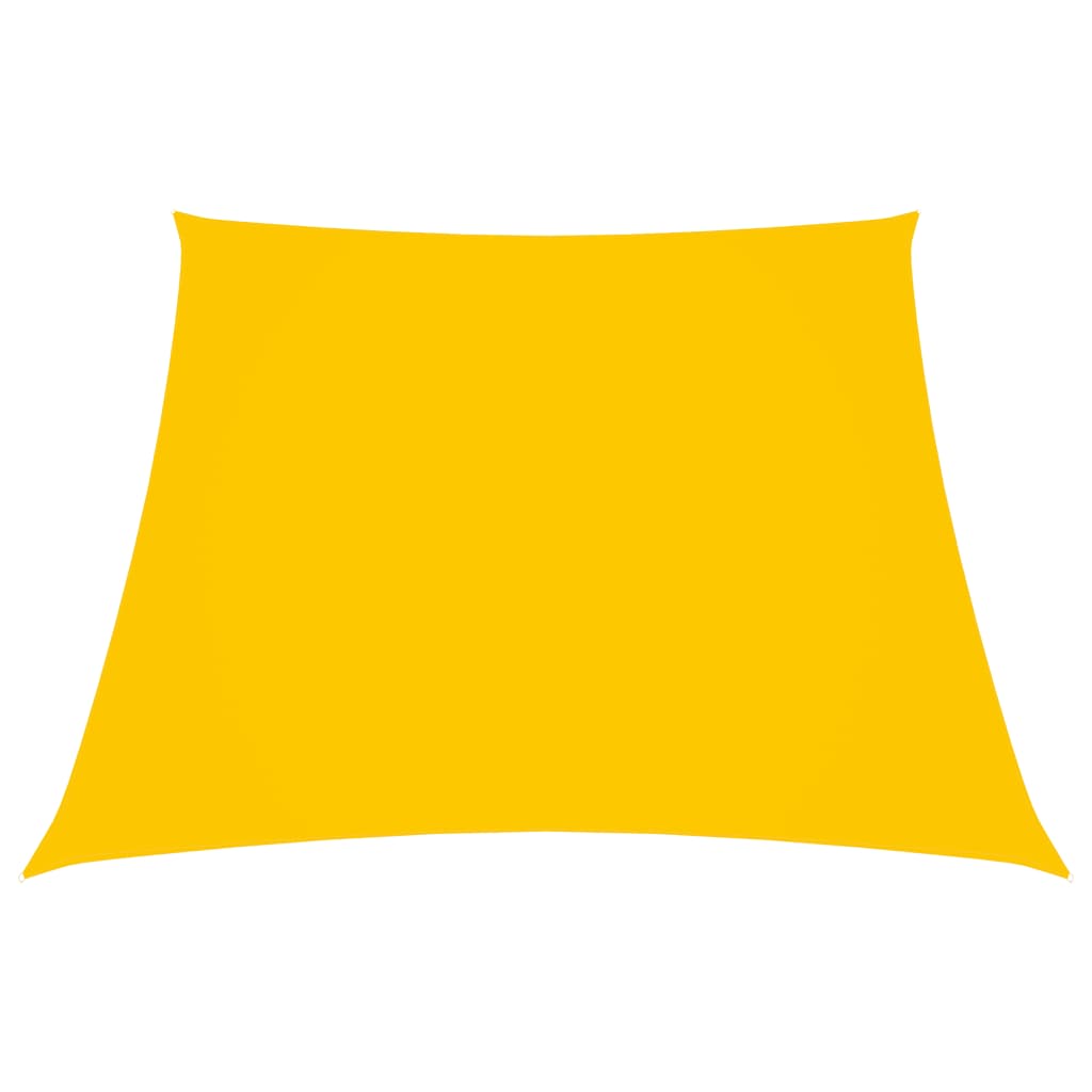 vidaXL Sonnensegel Oxford-Gewebe Trapezförmig 3/5x4 m Gelb