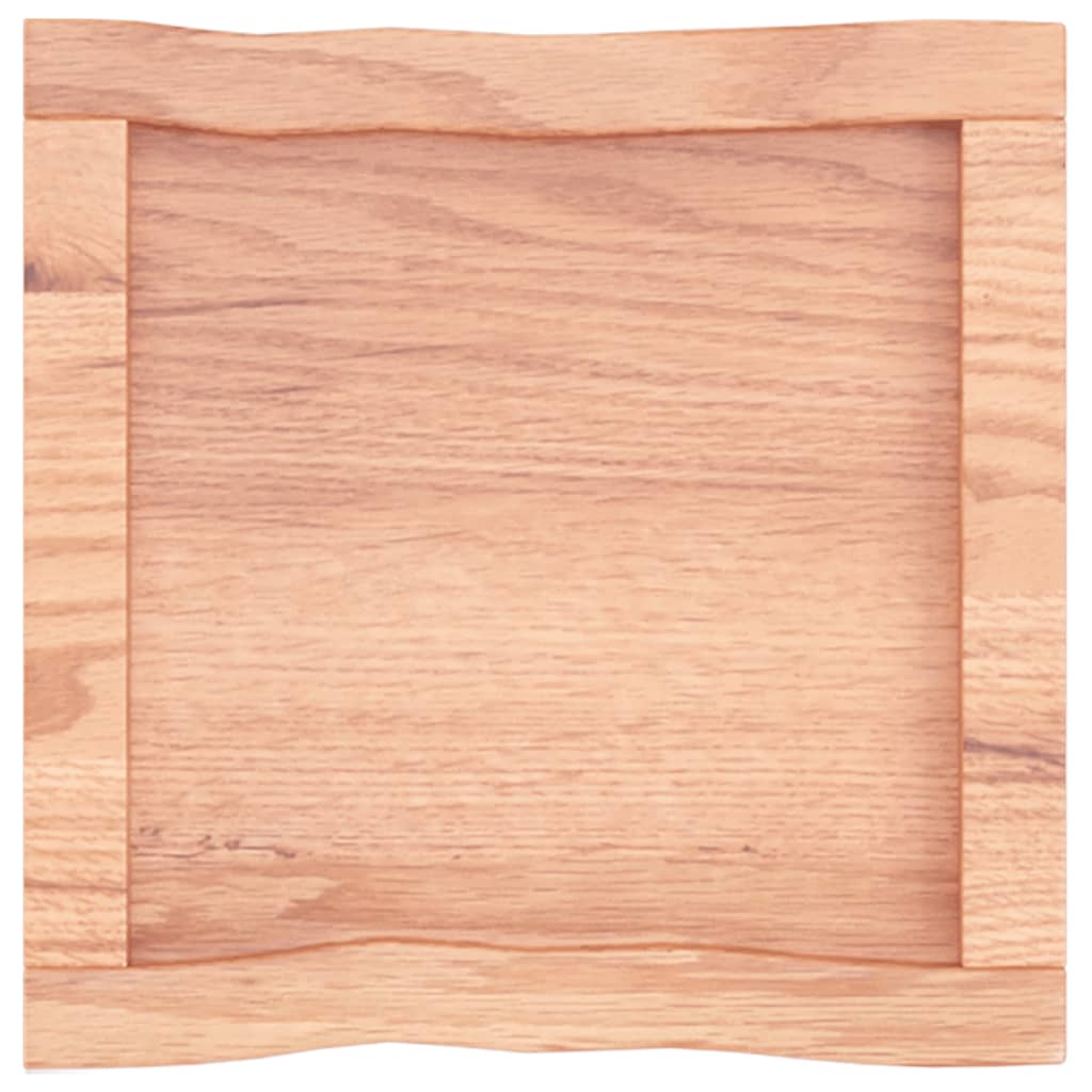 vidaXL Tischplatte 40x40x(2-4) cm Massivholz Behandelt Baumkante