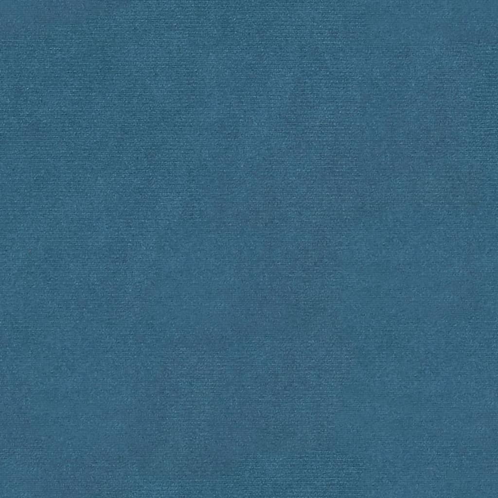 vidaXL Sitzbank Blau 110,5x45x49 cm Samt