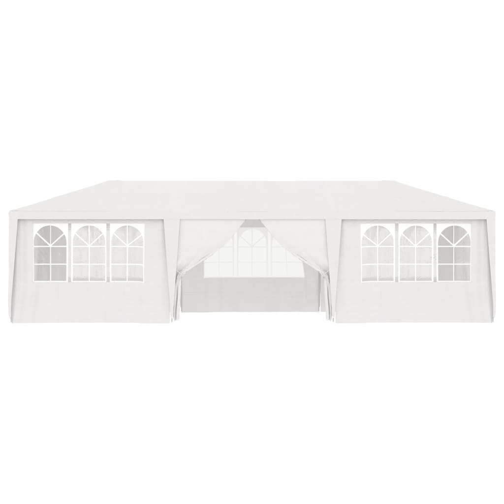 vidaXL Profi-Partyzelt mit Seitenwänden 4×9 m Weiß 90 g/m²
