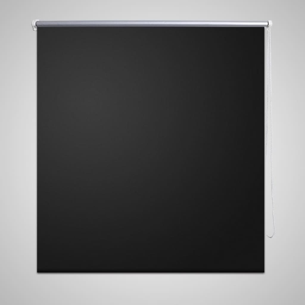 Verdunkelungsrollo Verdunklungsrollo 80 x 175 cm schwarz