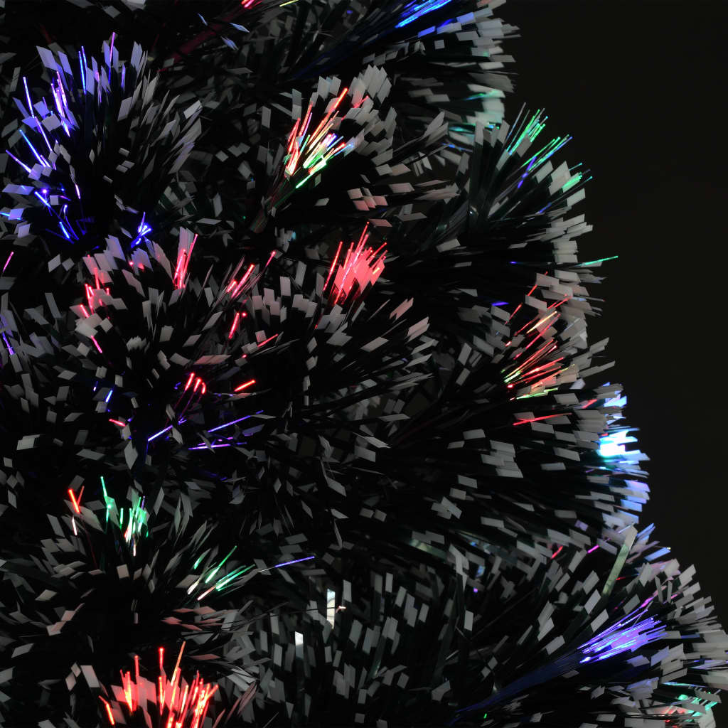 vidaXL Künstlicher Weihnachtsbaum mit Ständer/LED 120 cm Fiberoptik