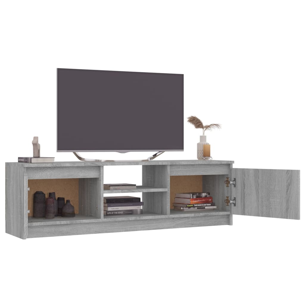 vidaXL TV-Schrank Grau Sonoma 120×30×35,5 cm Holzwerkstoff