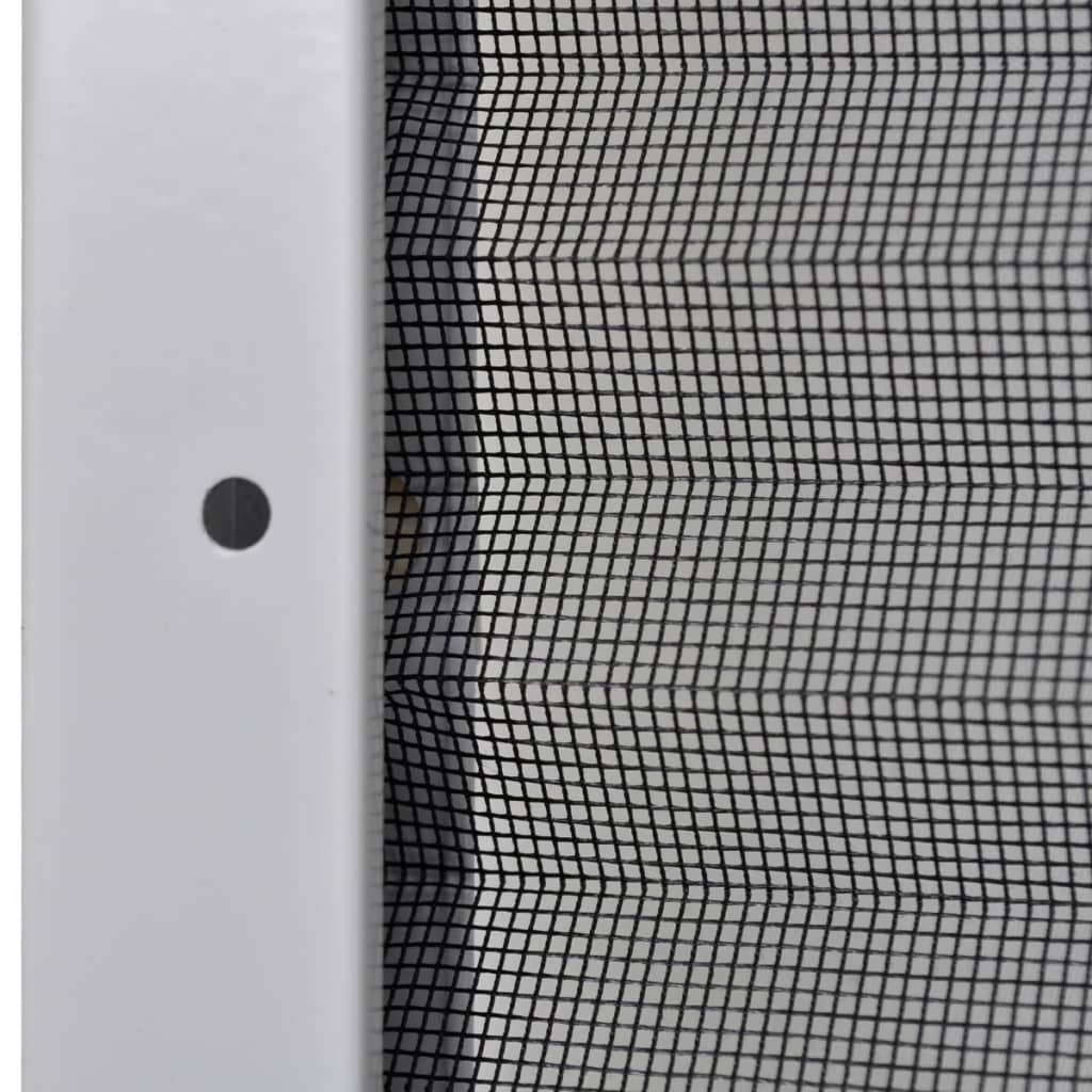 vidaXL Insektenschutz-Plissee für Fenster Aluminium 60 x 80 cm