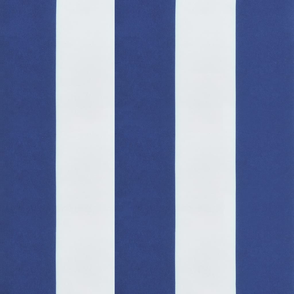 vidaXL Gartenbank-Auflage Blau & Weiß Gestreift 100x50x7 cm