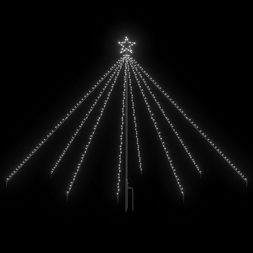 vidaXL Weihnachtsbaum-Lichterketten Indoor Outdoor 400 LEDs 2,5 m
