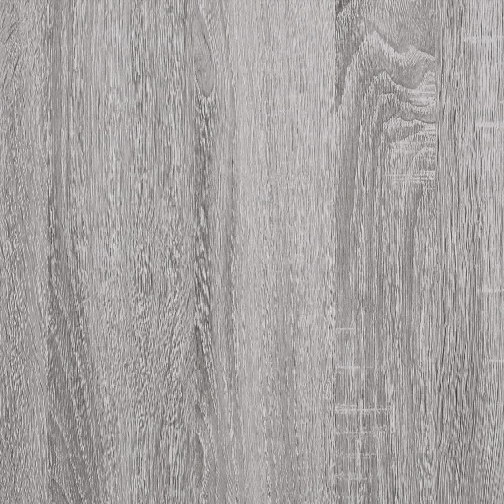vidaXL Konsolentisch mit Ablage Grau Sonoma 75x29x75cm Holzwerkstoff