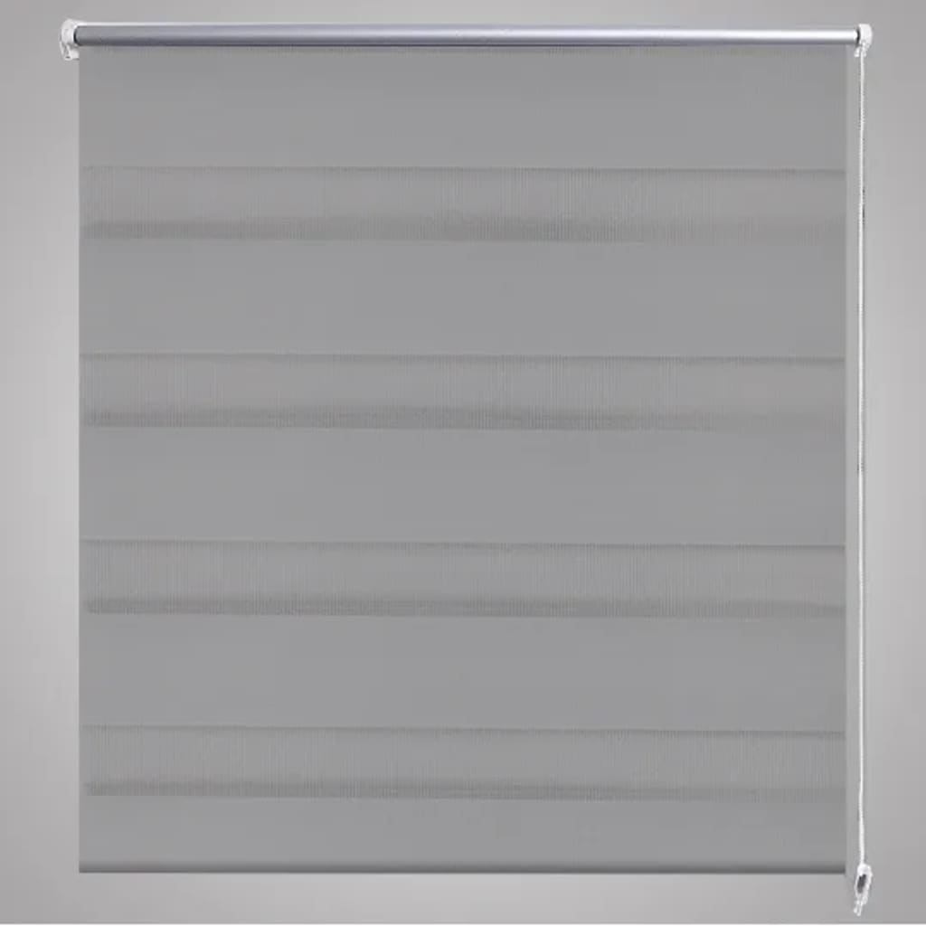 Doppelrollo Seitenzug 80 x 150 cm grau