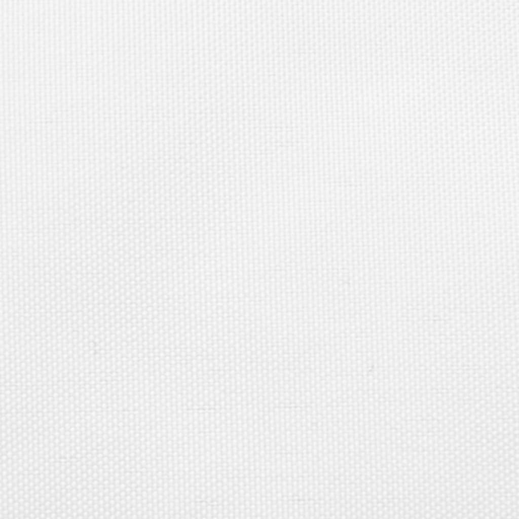 vidaXL Sonnensegel Oxford-Gewebe Rechteckig 5x7 m Weiß