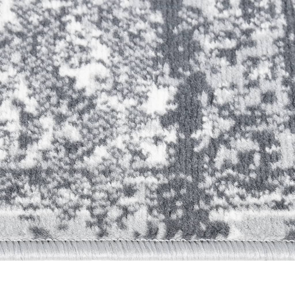 vidaXL Teppichläufer BCF Orientalisch Grau 60x450 cm