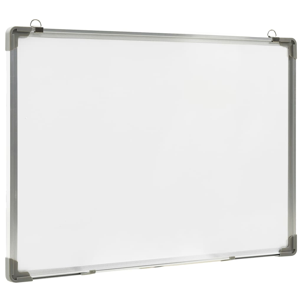 vidaXL Magnetisches Whiteboard Weiß 90 x 60 cm Stahl