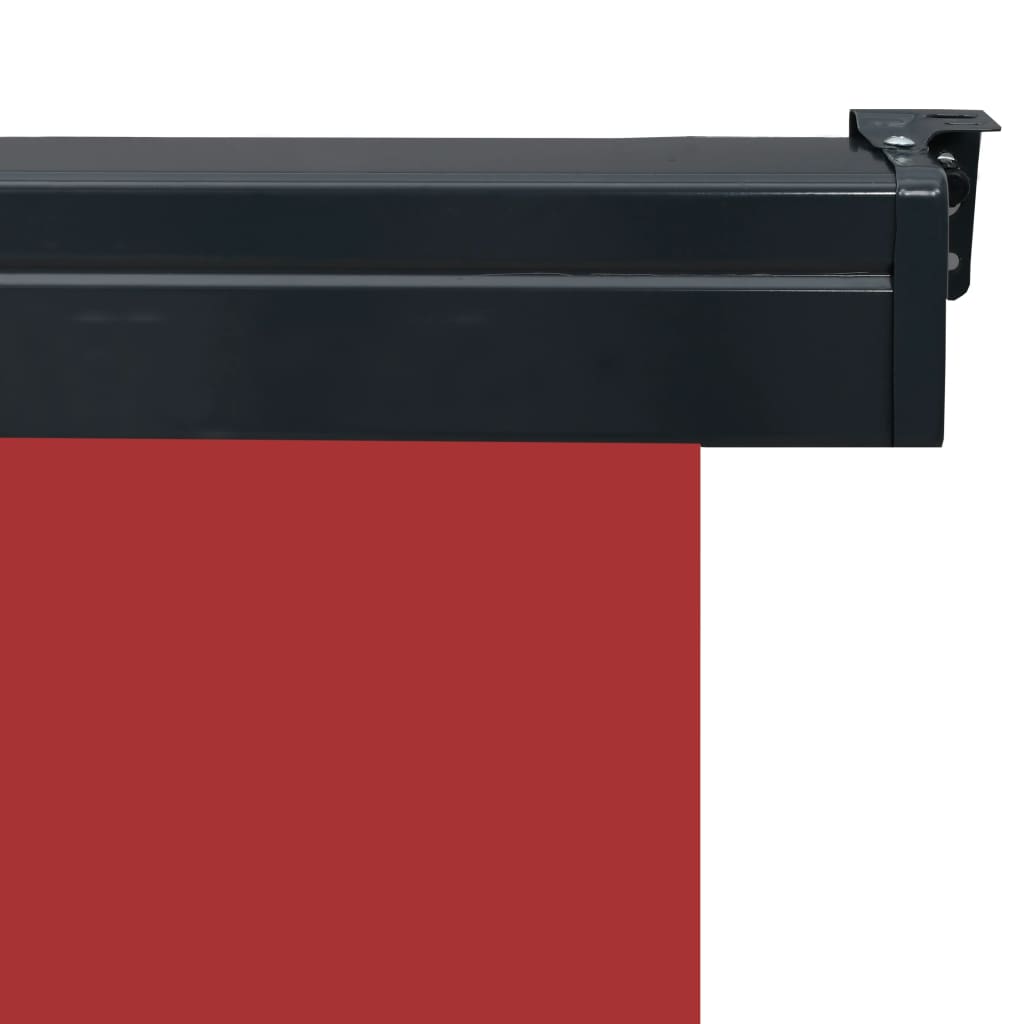 vidaXL Balkon-Seitenmarkise 170x250 cm Rot