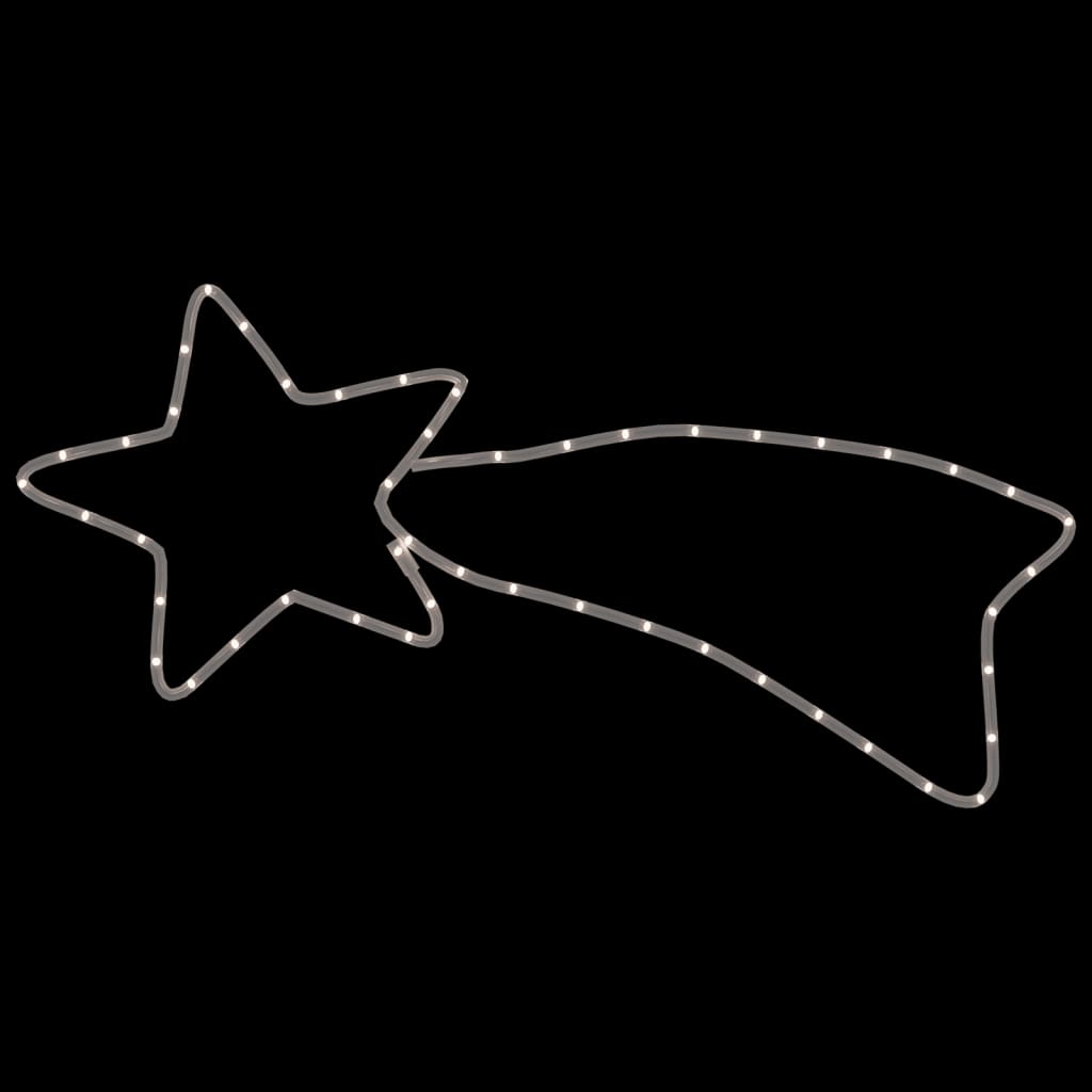 vidaXL LED-Silhouette Komet 48 LEDs Warmweiß 65x28 cm