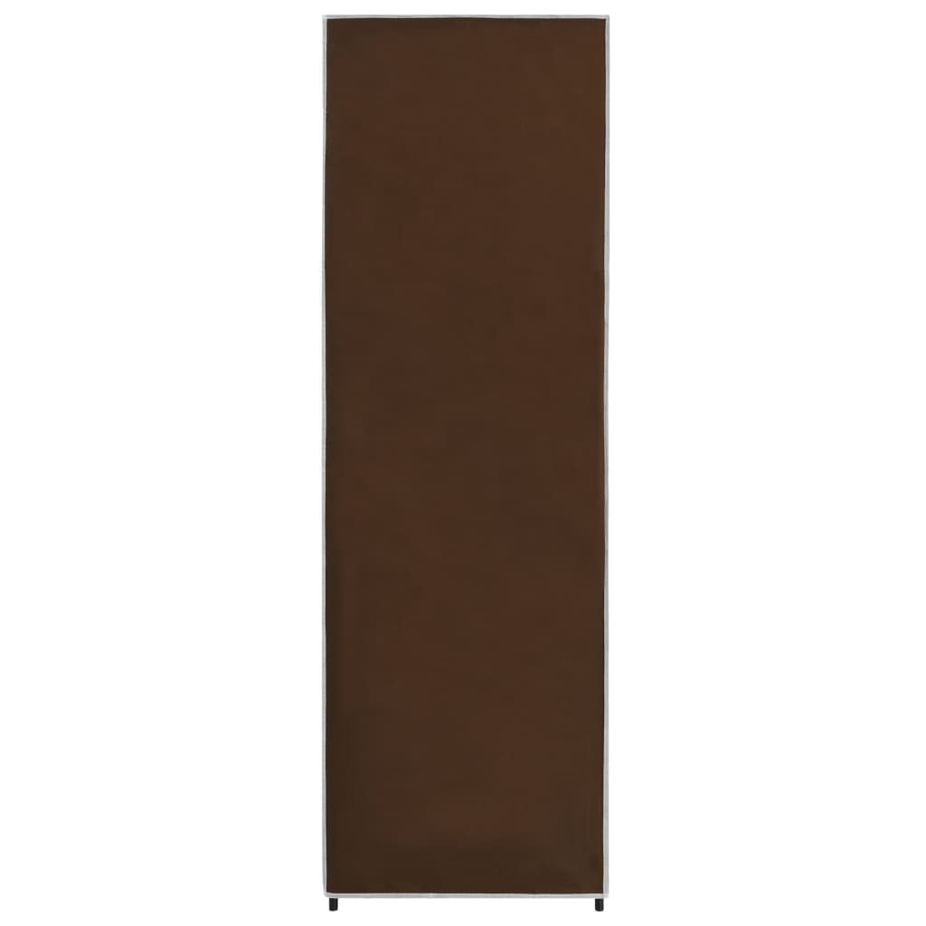 282458 vidaXL Wardrobe Brown 87x49x159 cm Fabric