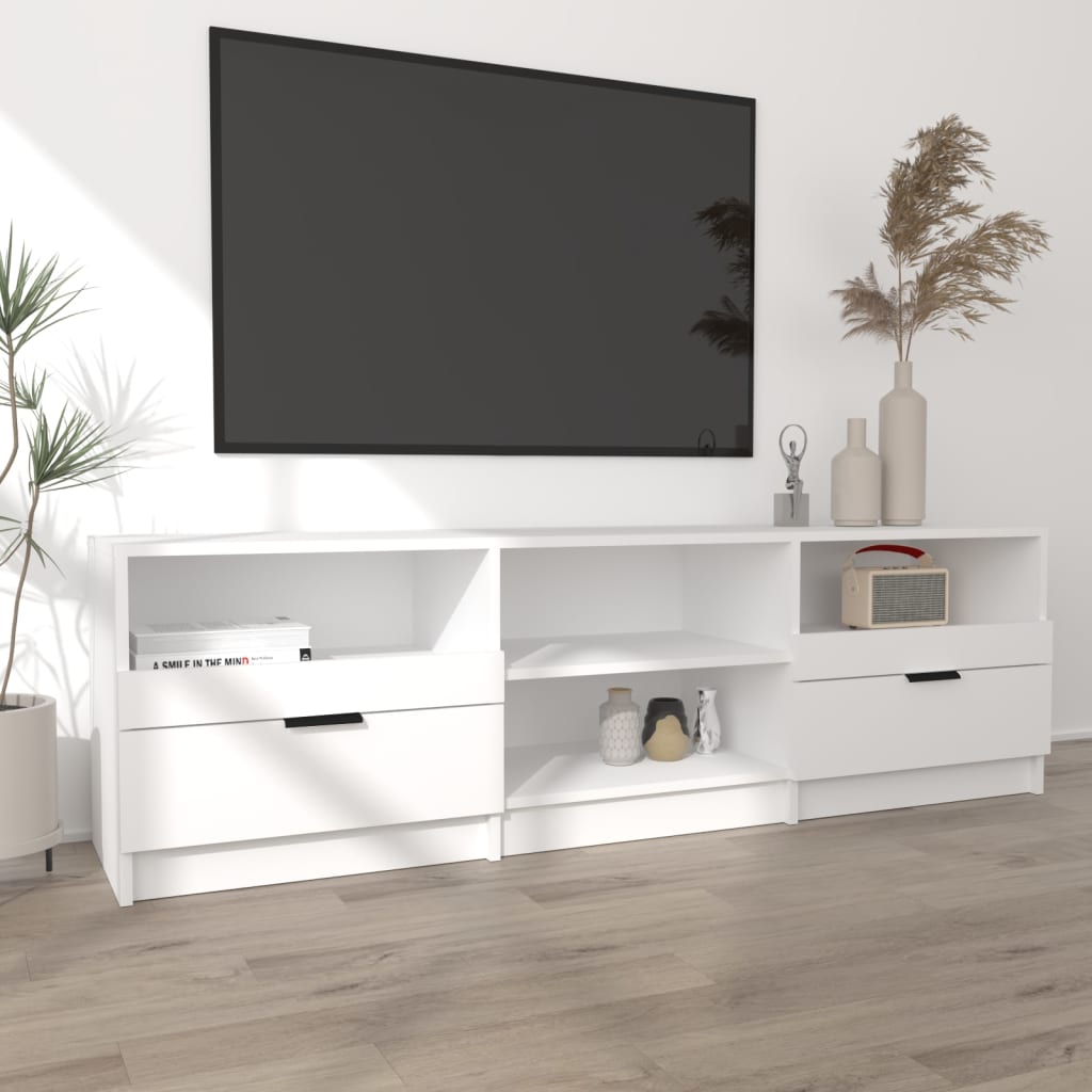 vidaXL TV-Schrank Weiß 150x33,5x45 cm Holzwerkstoff